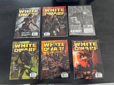 Vintage Games Workshop White Dwarf Magazines 266 - 270