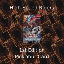 Yu-Gi-Oh! High-Speed Riders HSRD 1st Edition Pick Your Card