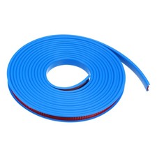 Edge Banding 12mm x 6M Flexible TPE Self Adhesive U-Shape Veneer Tape Blue
