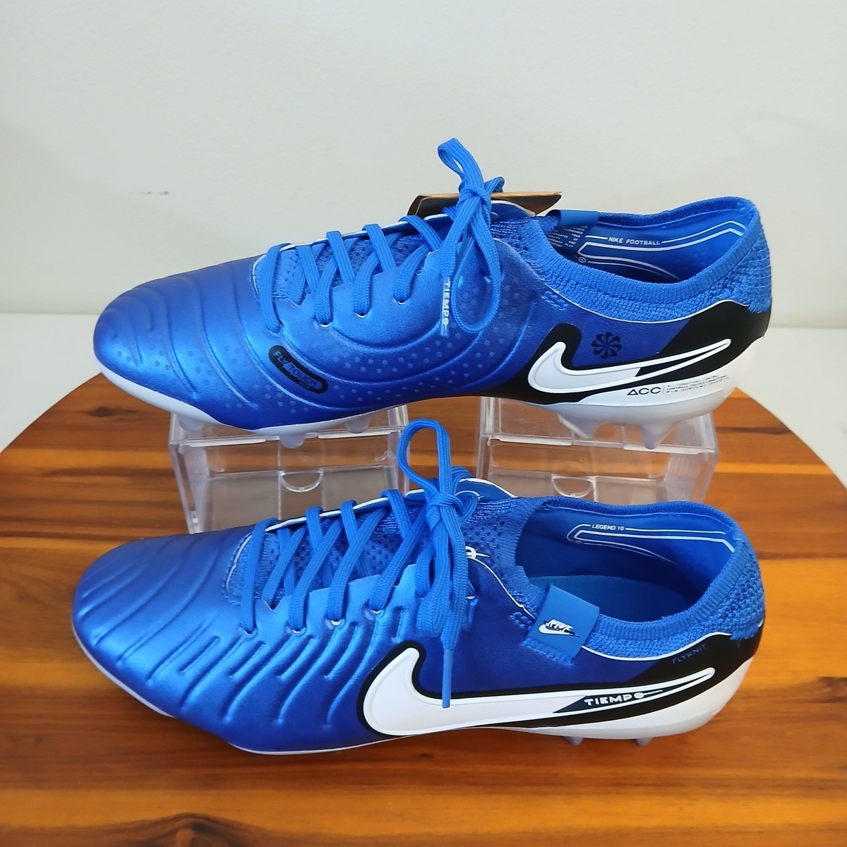 Nike Tiempo Legend 10 Elite FG Soccer Cleats Mens 7.5 Soar Blue