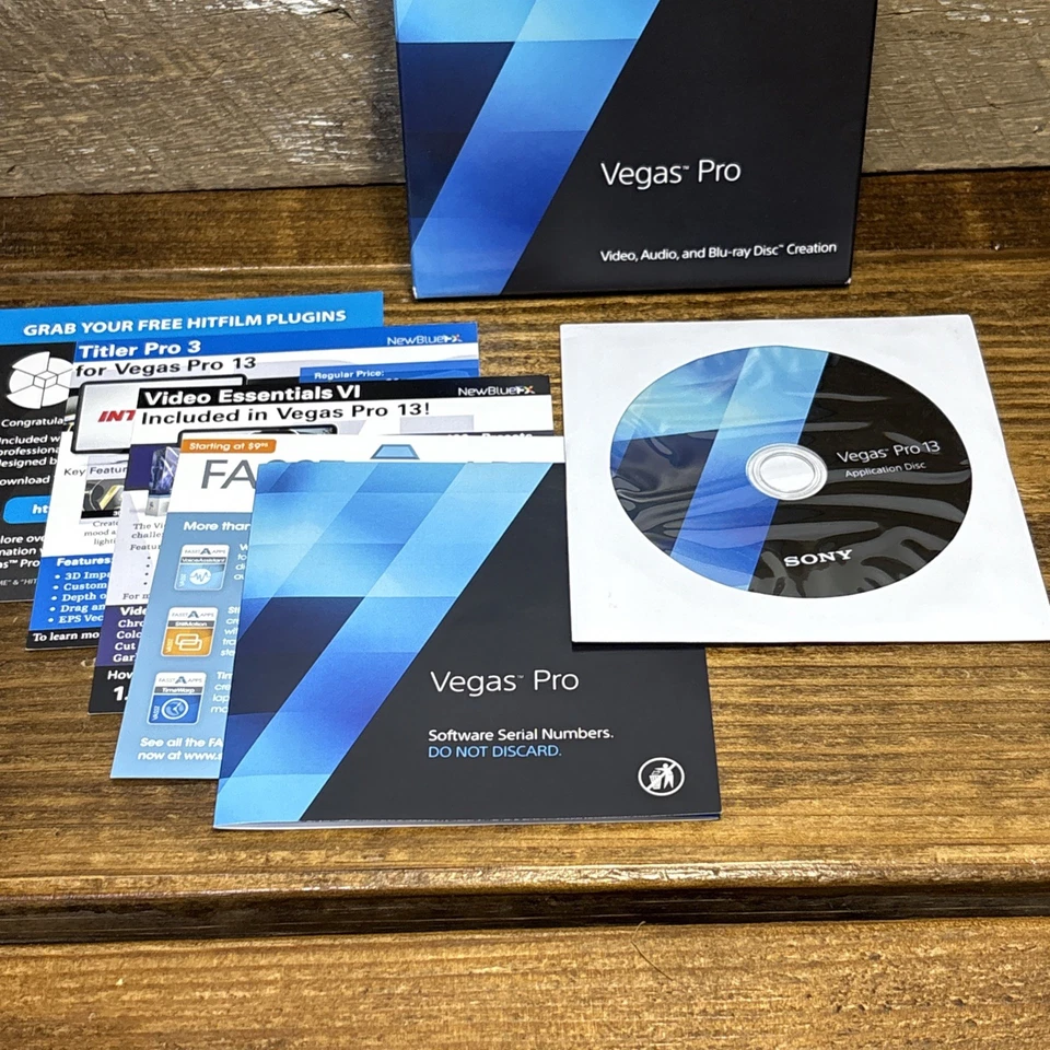 Sony Vegas Pro 13 Professional Video Audio Blu-ray Disc Creation Software - Image 2 of 4