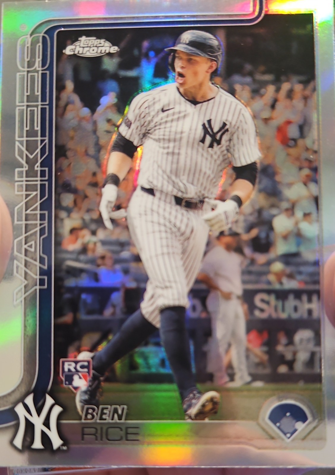 2025 Topps Chrome - Ben Rice #139 Refractor (RC)