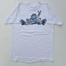 Vintage 1995 Peace Frogs Underwater Ocean Single Stitch T Shirt Size Men’s M