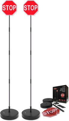 Garage Stop Sign Parking Aid (2 Pack) | Garage Stoppers for Your Vehicle - Easy