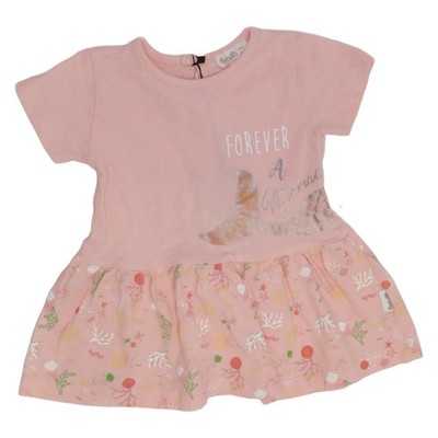 Bebetto, Kleid, Größe: 74, Pink/Mehrfarbig, Baumwolle/Elasthan, Print #he6