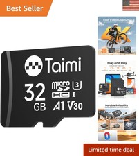32GB U3 A1 Micro SD Card - High Speed, Waterproof, Ideal for Cameras and Phones