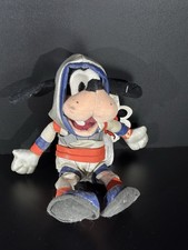 Disney Bean Bag 8 Plush Spaceman Goofy Beanie w/Disney Store Tag