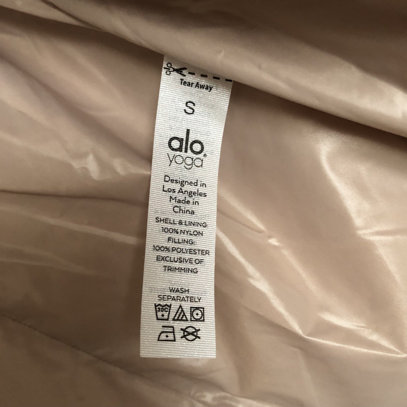 Alo Yoga Stunner Puffer Jacket Dusty Pink S image 9