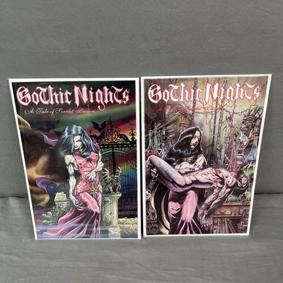 Gothic Nights #1 and #2 (1995 Rebel Studios) High Grade NM-