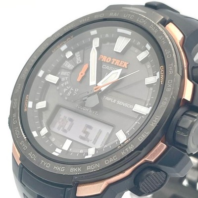 Casio Pro Trek PRW-6100Y-1JF Radio Solar Watch Used From Japan