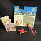 Mattel Windy Fiddle Storybook Kiddles Doll Red Airplane & Booklet Liddle Kiddles