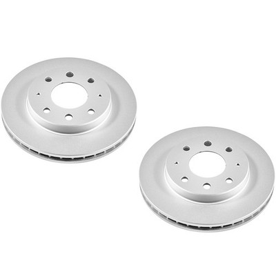 SET-P15JBR722EVC-2 Powerstop 2-Wheel Set Brake Discs Front AWD  for 2000 Lancer