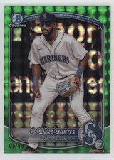 2025 Bowman Chrome Prospects Green Geometric Refractor 5/99 Lazaro Montes 11s9