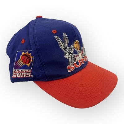 LOONEY TUNES Phoenix Suns Bugs Bunny Snapback Hat Blue Red Basketball Adjustable