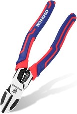 2-in-1 Diagonal Cutting Pliers with Wire Stripper, 7.5 Inch CRV Steel Wire Cutte