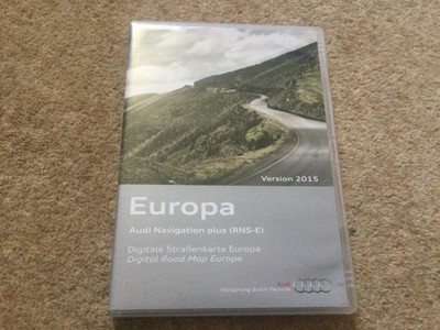 Audi RNS-E PLUS Navigationskarte Navi Disc DVD alle 3 Discs 2015