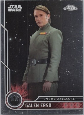 2023 Chrome Star Wars [Base] #20 Mads Mikkelsen as Galen Erso