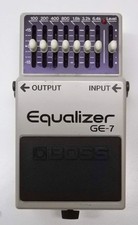 BOSS GE-7 Equalizzatore Pedale per chitarra effetto MIJ 1983 #663 ACA 12V DHL Express o EMS