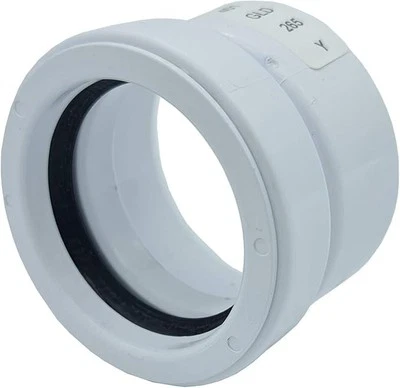 McAlpine 50mm Push fit to 2" Solvent Waste Adaptor HCUP50UKADAP White