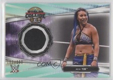 2021 Topps WWE Mat Relics NXT Worlds Collide Aqua 80/299 Mia Yim #MR-MY 0zc5