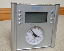 Roberts CR2003 Dual Alarm Clock Radio with FM and Analogue Display inc manual