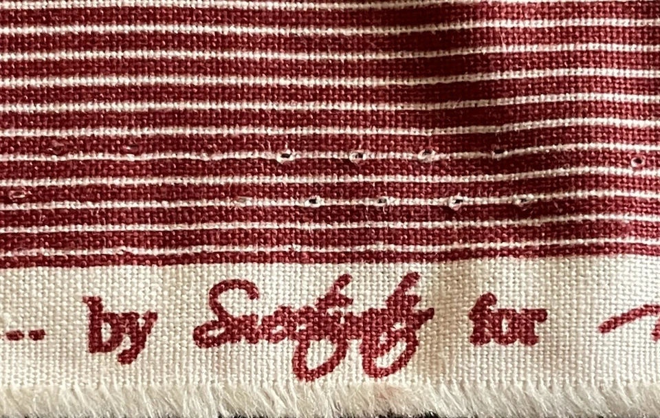 Moda Fabrics #5528 White and Red Strip 1 Yard X 42 Inches Wide - Image 3 of 4