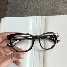 Gucci GG0005O Full Rim Brown Tortoise Shell Plastic Eyeglass Frames 53-20-145