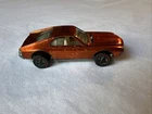 VTG Original Mattel 1969 Hot Wheels Redline Custom AMX Orange US Base