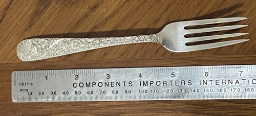 S. Kirk & Son REPOUSSE Sterling  Dinner Fork