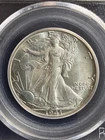 1941-D 50C Walking Liberty Half Dollar PCGS MS65 Precise Details Hints of Toning