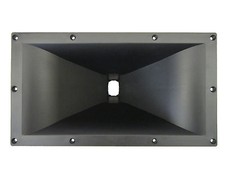 NEW 2" Tweeter Horn Throat 4 bolt two inch Speaker Lens Flare end 17.7 x 9.8