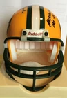 GREEN BAY PACKERS SUPER BOWL I WILLIE WOOD AUTOGRAPHED MINI HELMET PLUS FIVE SBI
