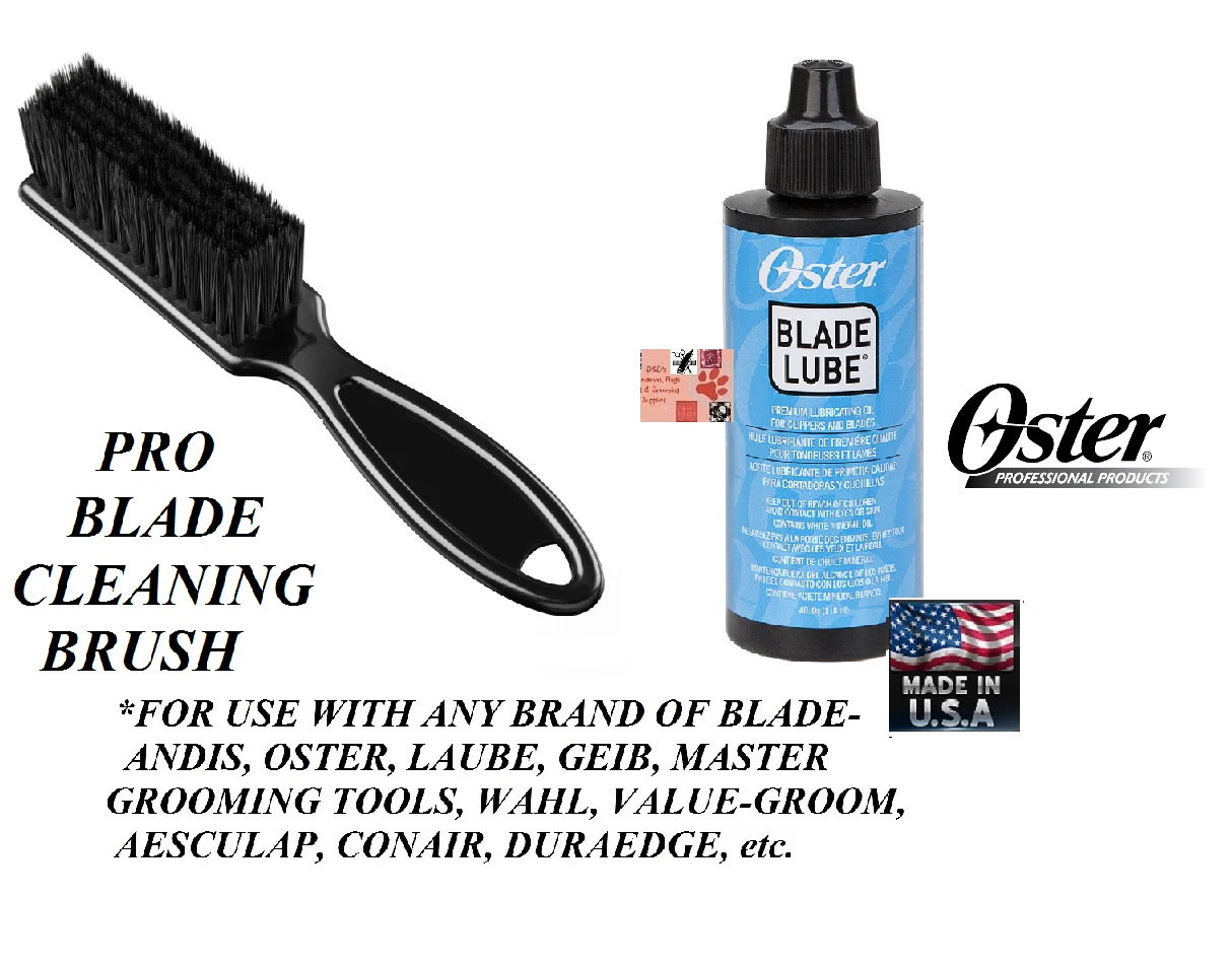 Oster Blade Lube Oil and Cleaning Brush