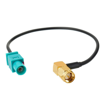 for GPS FM AM Bingfu Fakra Z Male to SMA Male Antenna Adapter Cable 30cm/12 inch