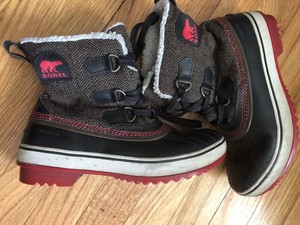 herringbone duck boots