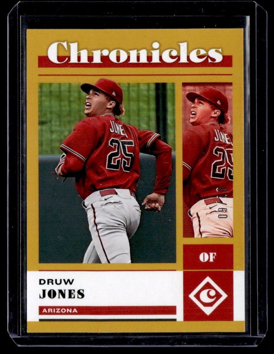 2023 Panini Chronicles Gold Druw Jones 9/10 Diamondbacks #35