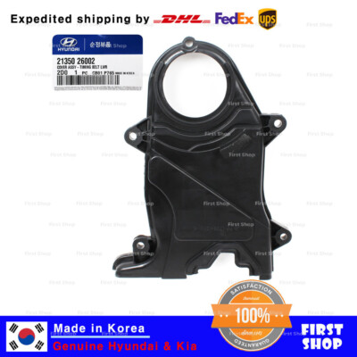 Genuine OEM 2135026002 Timing Belt Lower Cover for Hyundai Accent Kia Rio 05-11