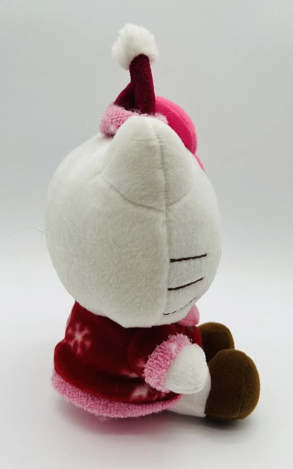 Sanrio Hello Kitty Holiday Fleece Snowflake 2013 Plush EUC 8in - Image 3 of 4