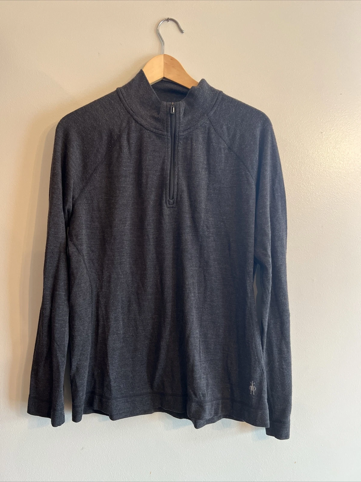 SMARTWOOL W's 250 Classic Thermal Merino Base Layer 1/4 Zip Long Sleeve Shirt XL