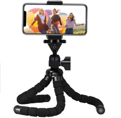 Treppiede Per Smartphone Con Telecomando - Cavalletto Regolabile 360&deg;, Compatibile Con IPhone E Android