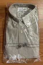 NWT Vintage Sears Roebucks Shirt Mens 16 1/2 32 33 Gray Oxford Grandpacore Dad