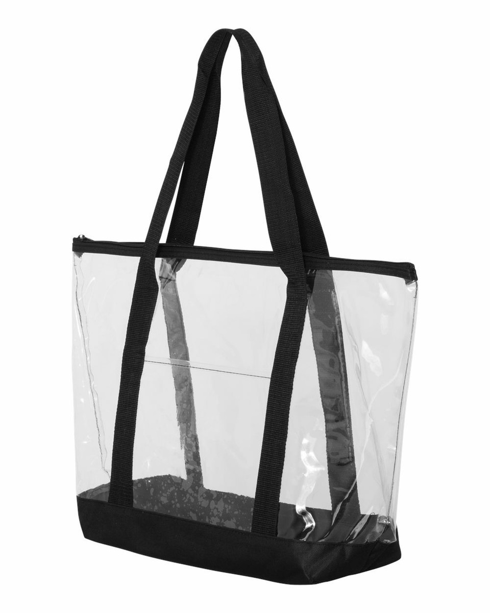 Liberty Clear Transparent Tote Bag with Pocket – Stadium TSA