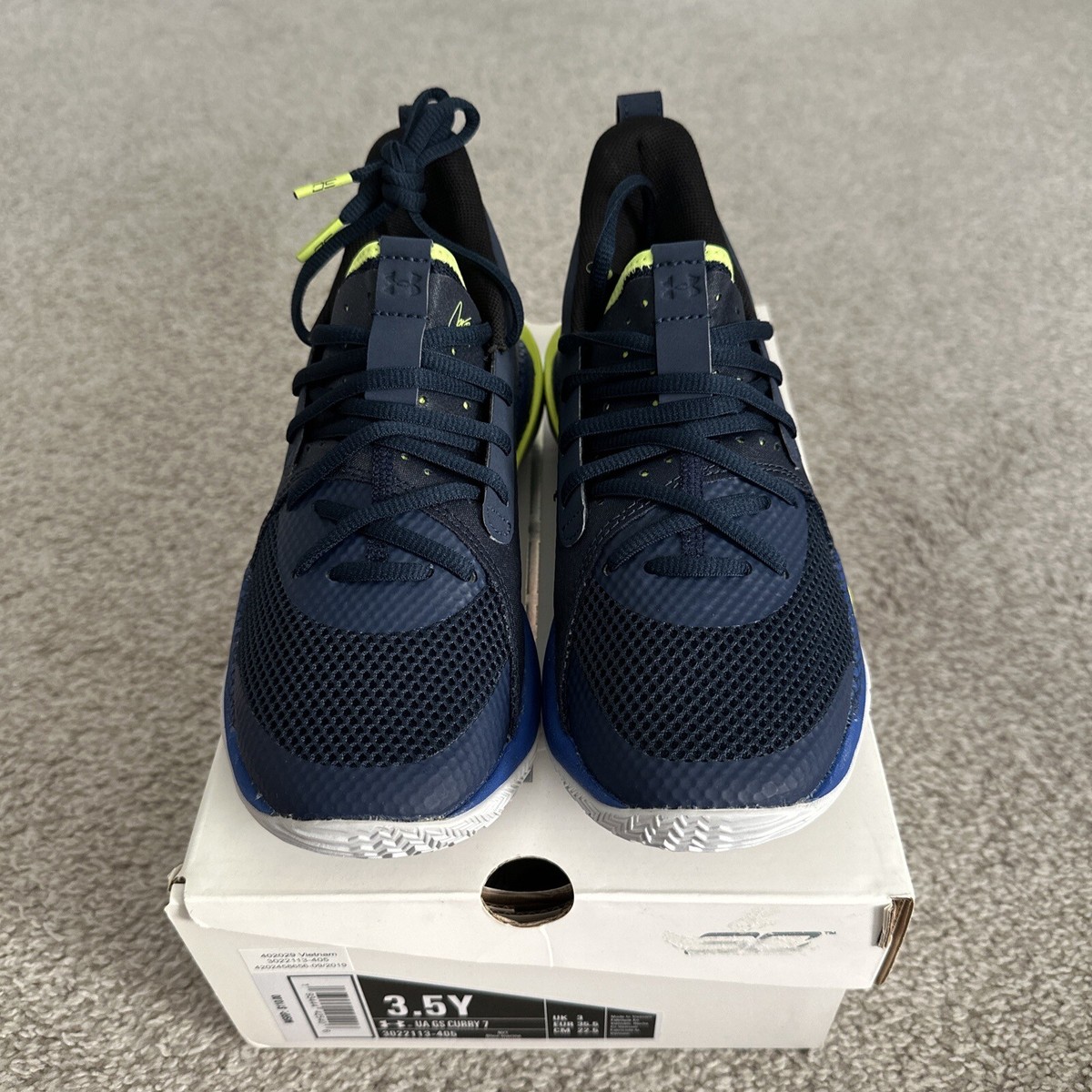 Under Armour Steph Curry Lace Up Basketball Shoes Basketball Shoes Under Armour Curry 12 Shooting Star White  main image 4