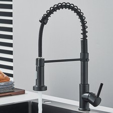 Mono Kitchen Sink Mixer Taps Pull Out Swivel Spout Spray Single Lever Modern Tap