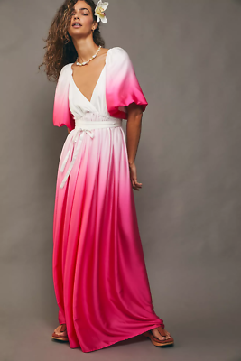 Delfi Sofia Ombre Dress-4-$420-MISSING BELT-A706 | eBay