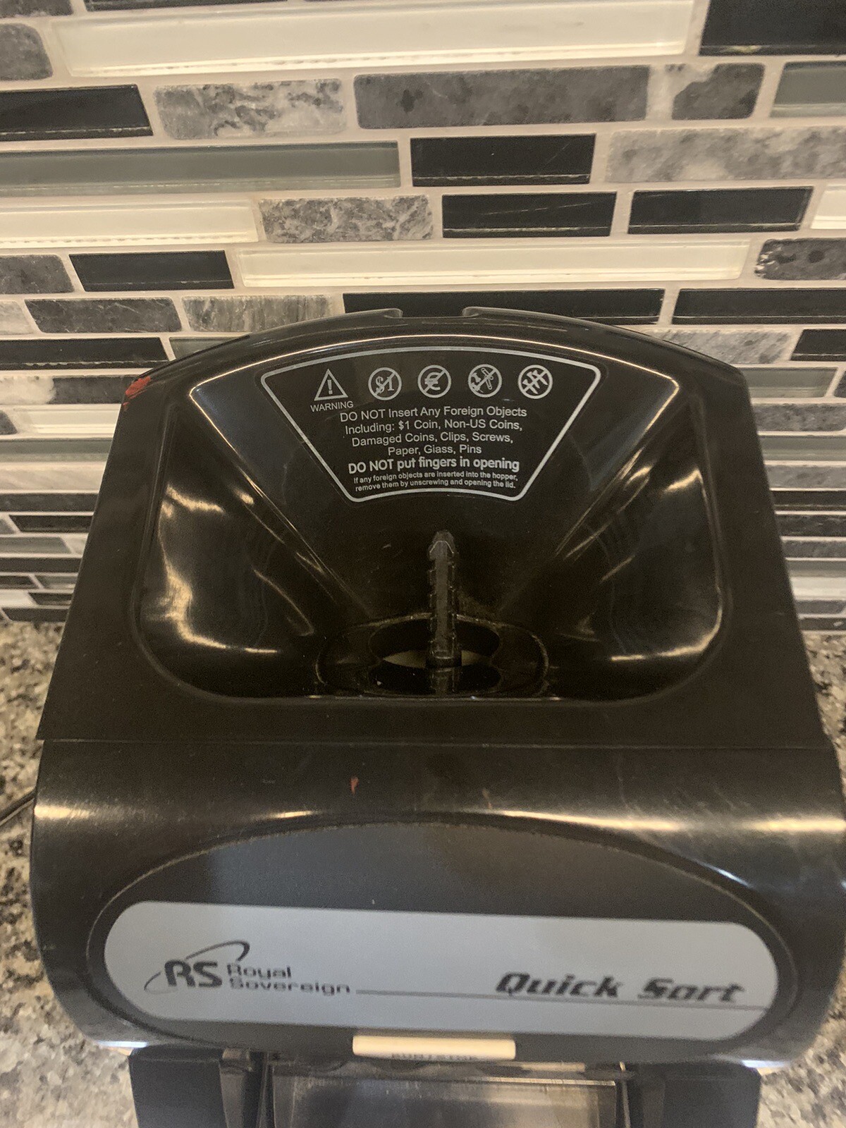 Royal Sovereign Quick Sort Counter Top Coin Sorting Machine QS1AC