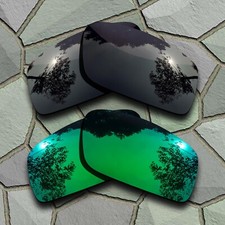US Black Jade Green Polarized Lenses Replacement For-Spy Optic Logan