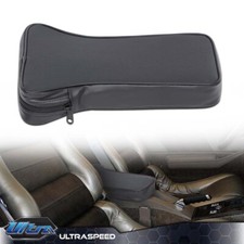 Center Console Armrest Pad Leather Smooth Black Fit For 1967-1982 Chevy Corvette