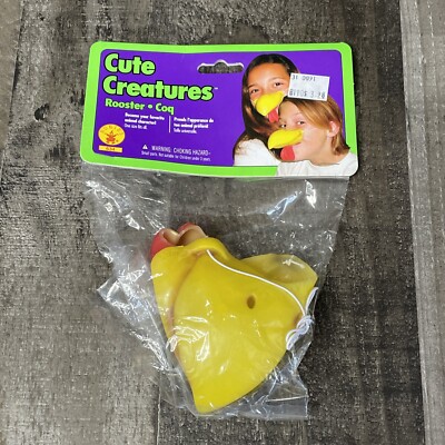 Rooster Chicken Animal Nose Halloween Costume Dress Up Rubies 634 Cute Creatures