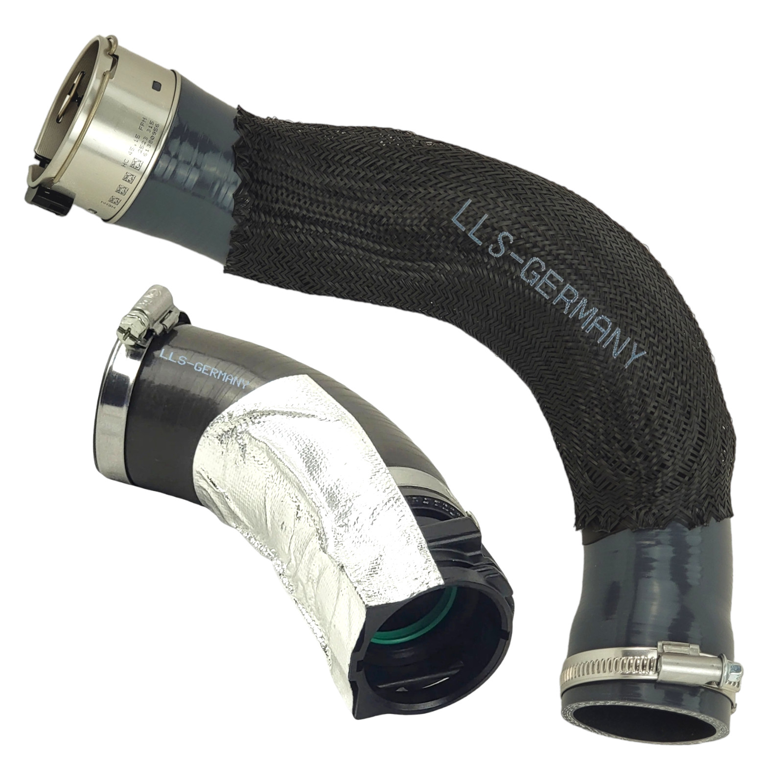 2X LLS Turbo Hose For Renault Kangoo II 1.2 TCe 144600108R - Image 3